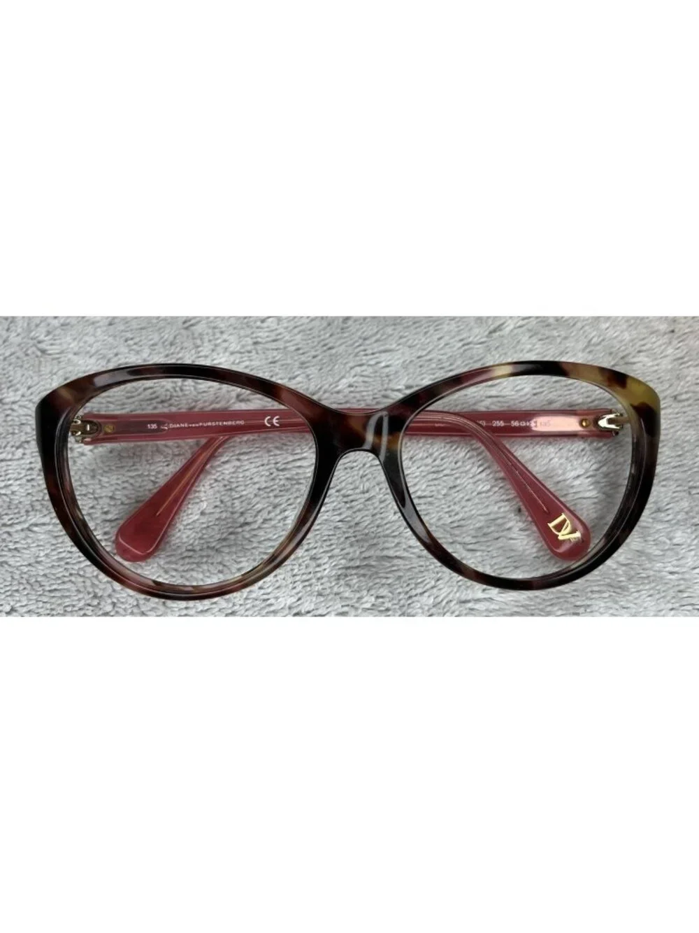 Diane von Furstenberg BLAIR (DVF599S) Tortoise Pink Sunglasses Frames 56[]17-135